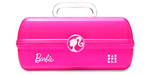 Book Cover Caboodles On-The-Go Girl Barbie Classic Case, Make-Up & Accessory Case, Iconic Pink