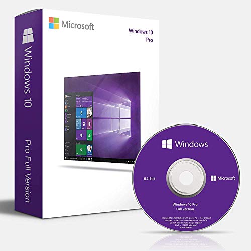 Book Cover Microsoft Windows 10 Professional 64 Bit OEM DVD - for 1 PC | Original