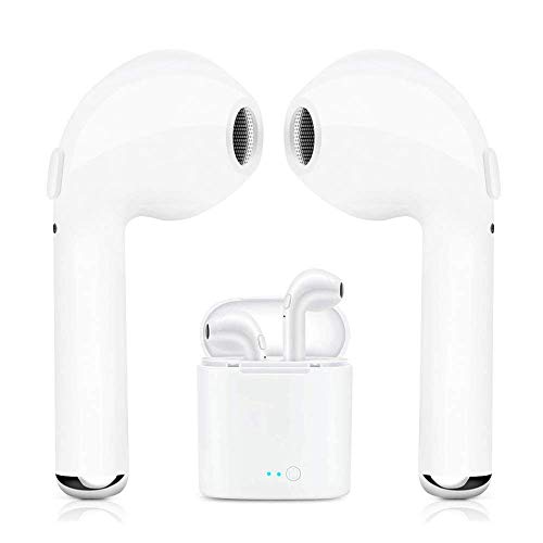 Wireless Earbuds,Wireless Headphones with Microphone Mini in-Ear Sports Earphones Noise Cancelling Headsets with Portable Charging Case