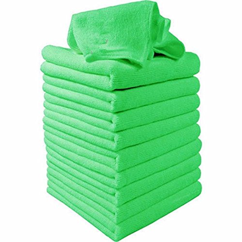 Book Cover Masite Microfiber Cloth Cleaning Towels (Pack of 5 Pieces) for Fine Auto Finishes, Interior, Kitchen, Bathroom Paper Towels