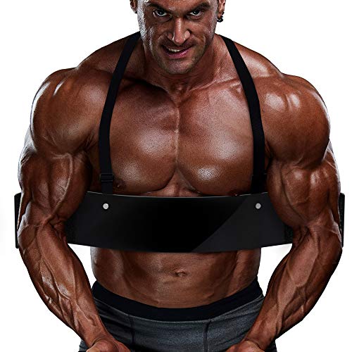Arm Blaster for Biceps Workout, 25’’ Heavy Duty Arm Builder Bicep Curl Bar, Preacher Curl Benches Alternative - Bicep Curl Support and Isolator, Soft Padded Arm Curls Support