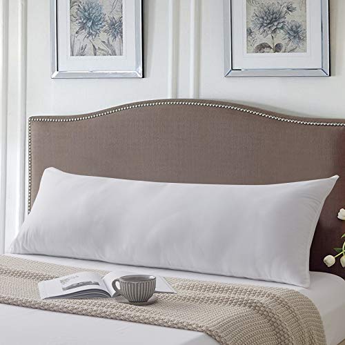 ELNIDO QUEEN Full Body Pillow Insert, Soft Large Long Bed Pillow for Adults - Side Sleeper Pillow Breathable (20 x 54 inch)