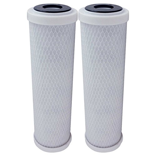 2 Pack Flow-Pur 8 Carbon Block Filter Compatible Cartridge WCBCS-975-RV by American Water Solutions