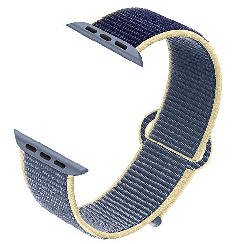 NUKELOLO Compatible for Apple Watch Band 38mm 40mm 42mm 44mm,Nylon Strap for iWatch Series 5/4/3/2/1