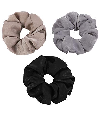 Book Cover Silk Hair Scrunchies For Women Or Girls, Strong Elastic Hair, Super Soft And Gentle