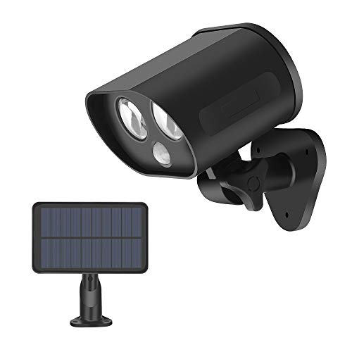 VOSONX Solar Lights - LED Motion Sensor Security Lights, 6500 K Bright Solar Powered Flood Lights, IP65 Waterproof Outdoor Motion Lights, Wireless Spotlight for Front Door, Driveway, Yard, Garage