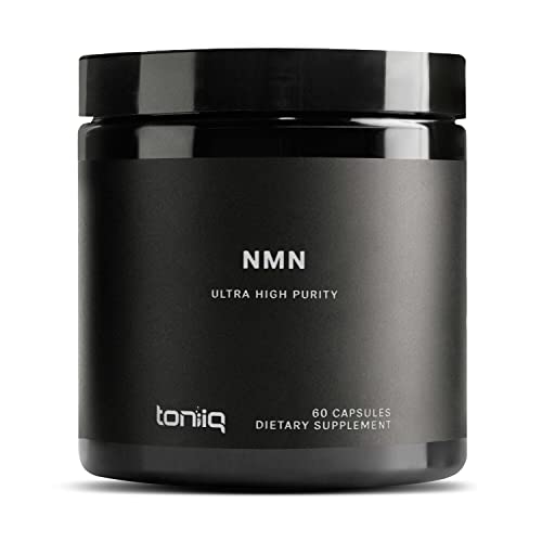 Ultra High Purity Stabilized NMN Capsules - 98% Highly Purified and Highly Bioavailable - 300mg - for NAD+ - 60 Capsules NMN Nicotinamide Mononucleotide Booster Supplement