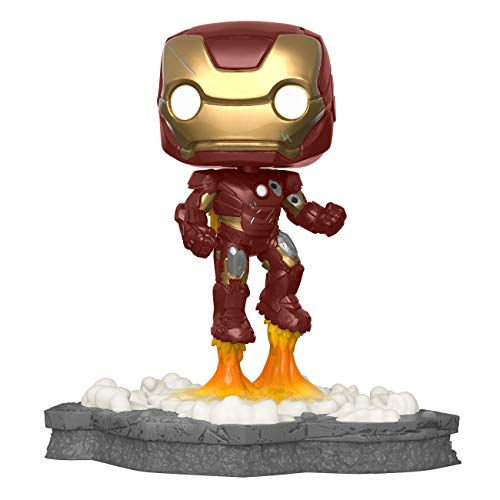 Book Cover Funko Pop! Deluxe, Marvel: Avengers Assemble Series - Iron Man, Amazon Exclusive, Figure 1 of 6