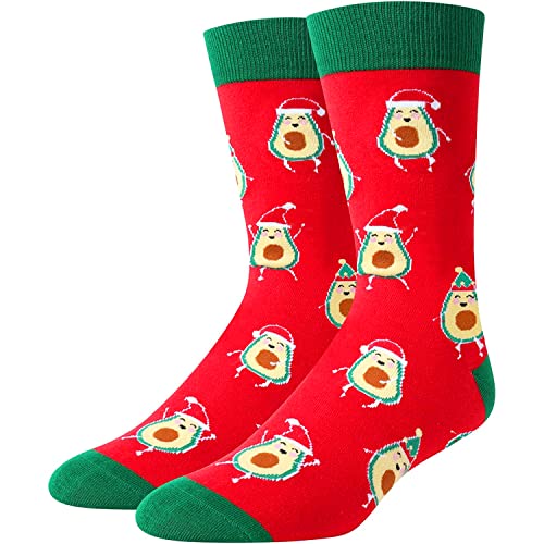 sockfun Funny Crazy Socks For Men Teens, Poker Socks Pizza Avocado Pineapple Donut Socks Novelty Gift