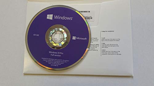 Book Cover Microsoft Windows 10 Pro OEM DVD - Discount