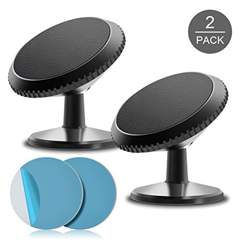 Book Cover Magnetic Car Phone Mount, SVEUC Phone Holder for Car, Magnetic Phone Car Mount Compatible with iPhone, Samsung, LG, GPS, Mini Tablet and More(2Pack)