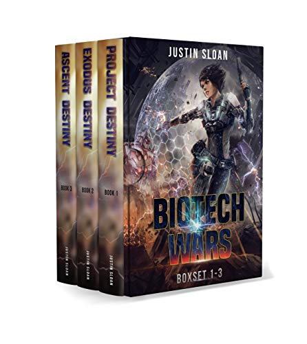 Book Cover Biotech Wars: Boxset 1-3: A SciFi Espionage Thriller