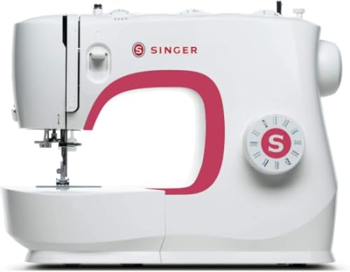 SINGER® MX231 Lightweight & Portable Sewing Machine with Accessory Kit | 23 Built-In Stitches Deliver 97 Stitch Applications | LED Light, 1-step Buttonhole | Great for Crafts, Mending & DIY Sewing