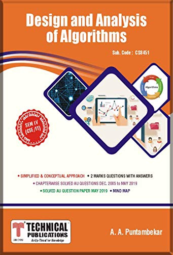 Design and Analysis of Algorithms for Anna University R17 (IV CSE/IT - CS8451)