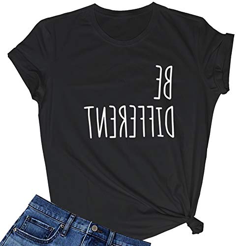LOOKFACE Women Cute T Shirt Junior Tops Teen Girls Graphic Tees