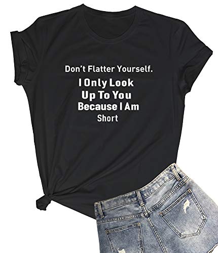 LOOKFACE Women Cute T Shirt Junior Tops Teen Girls Graphic Tees