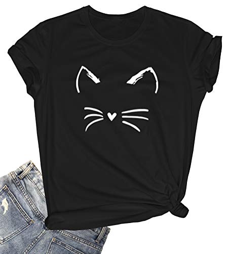 LOOKFACE Women's Cute T Shirt Junior Tops Teen Girls Graphic Tees