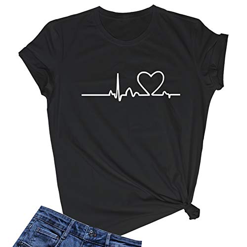 LOOKFACE Women's Cute T Shirt Junior Tops Teen Girls Graphic Tees