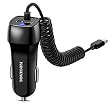 USB C Car Charger Compatible Samsung Galaxy S10 Plus/S10/S10e/S9 Plus/S9/S8/S8+ Note 10 Plus/10/9/8 Car Charger for Android Phone, TOYIKOM Google Pixel 4 XL/4/3 XL/3/3a XL/3a/2 XL/2/XL Car Charger