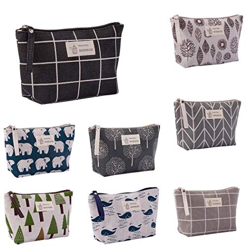 Fanala Portable Large Capacity Print Cosmetic Bag Travel Makeup Bag,Coin purse Cosmetic Bags