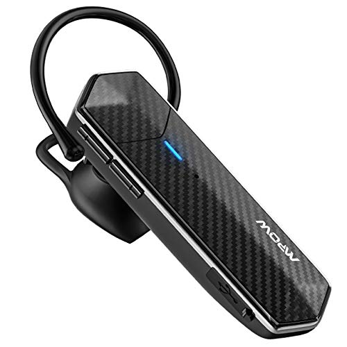 Wireless Earbuds, Mpow T3 Wireless Earbuds Bluetooth, TWS Earbuds CVC8.0, with Wireless Charging Case/Box 25 Hours, Waterproof IPX7, Built-in Mic, Black