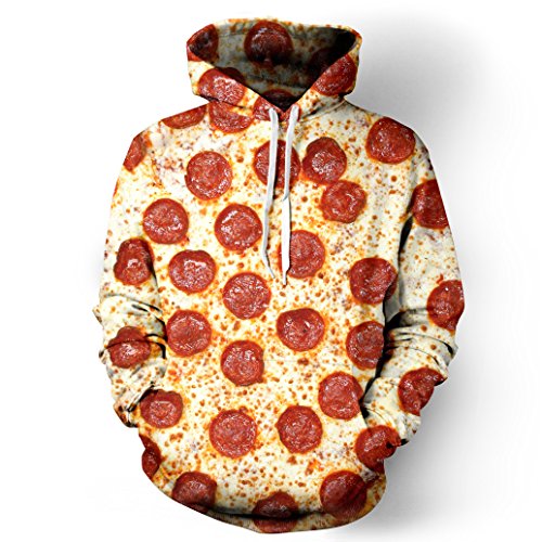 NEWCOSPLAY Unisex Novelty Hooded Sweatshirts 3D Printed Hoodies Colorful Pattern