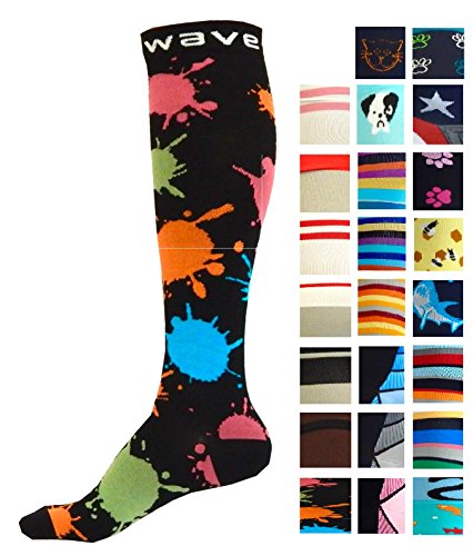 Compression Socks Women & Men 20-30mmhg by Wave