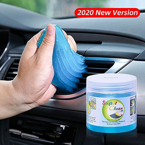 King Ma Car Interior Cleaner - Keyboard Cleaning Gel for Car Detailing Tools Automotive Dust Air Vent Detail Removal Universal Dust Cleaner for Auto Laptop Home