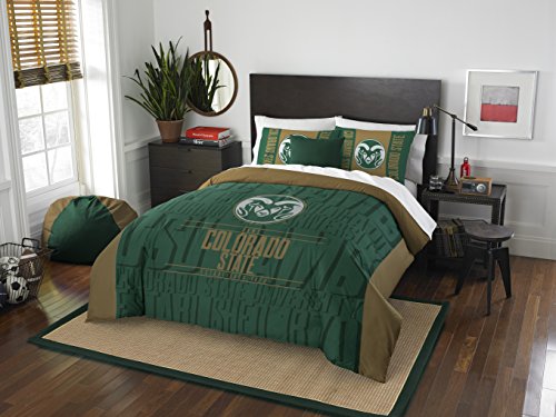The Northwest Company Officially Licensed NCAA Modern Take Full/Queen Comforter and 2 Sham Set