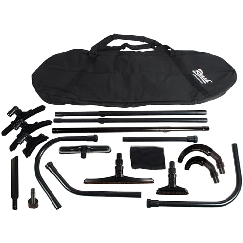 Cen-Tec Systems 93125B High Reach Vacuum Attachment Kit with Carry Bag, 24 Ft, Black