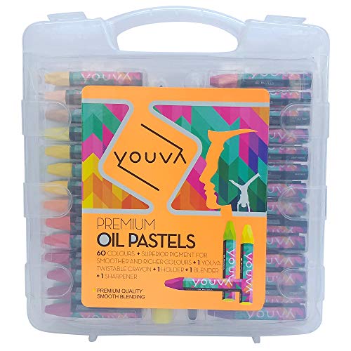 Navneet Youva | Premium Oil Pastels | Pack of 60