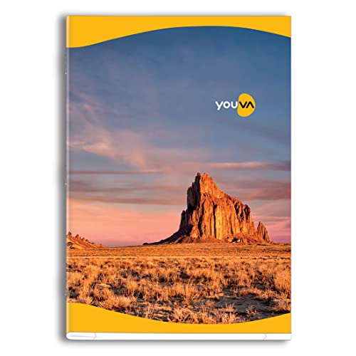 Navneet Youva YOUVA Soft Bound/Soft Cover Long Book/Notebook For Students | 21 Cm X 29.7 Cm | Single Line | 172 Pages | Pack Of 6 (Cover May Vary)