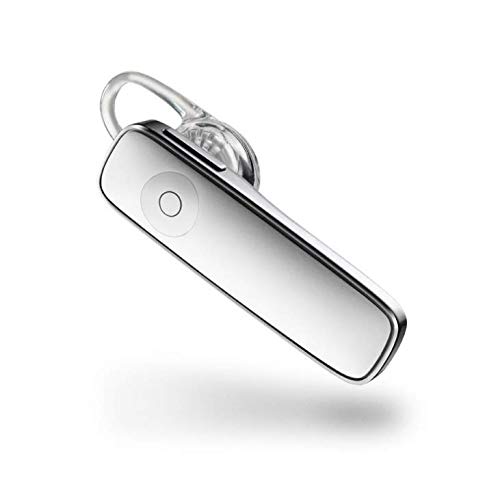Bluetooth Headset, ICOMTOFIT Wireless Bluetooth Earpiece, V4.1Hands-Free Earphones with Noise Cancellation Mic for/Business/Office/Driving, Compatible with Android (Silver)