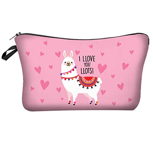 Molevet Animal Printing Cosmetic Bag Zipper Makeup Storage Toiletry Pouch Cosmetic Bags