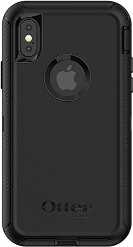 Book Cover OtterBox Defender Series Case for iPhone X & iPhone Xs (ONLY), Case Only - Bulk Packaging - Black