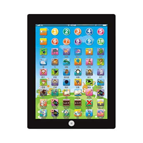 Learning Tablet for Kids Toddler Early Development Educational Activity Game Toy Learn Alphabet ABC Sounds Music and Words
