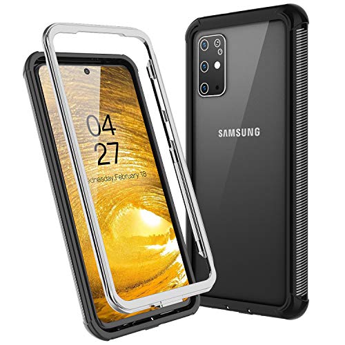 Oterkin Samsung Galaxy S20 Plus Case, Full Body Rugged Heavy Duty Clear Bumper Case Wireless Charging Support Durable Cover Case for Galaxy S20 Plus (2020)