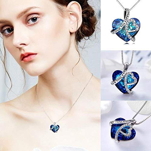 Lationay New Fashion Women Heart Shape Charm Chain Pendant Jewelry Necklace Necklaces