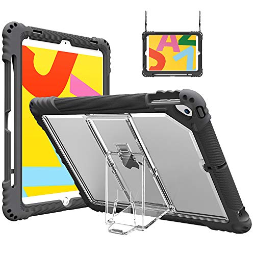 TOPESCT iPad 10.2 Case / 2019 iPad 7th Gen Case (Black)