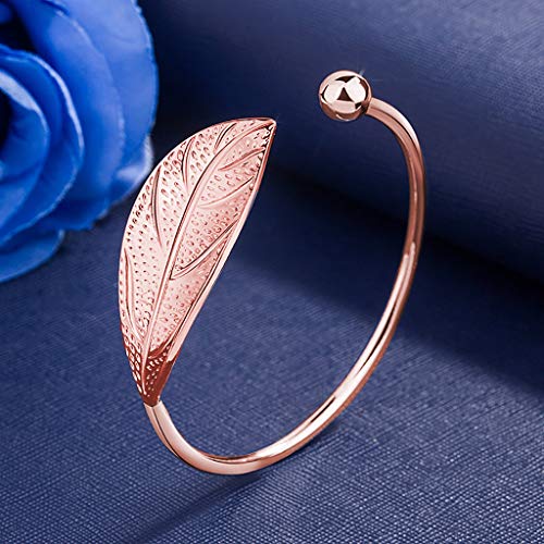 GB4 WomensJewelry Charm Bangle Bracelet (Pink)