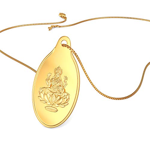 JoyalukkasÂ 24ktÂ 999 Lakshmi coin type Assayer Certified pendant 2 grams