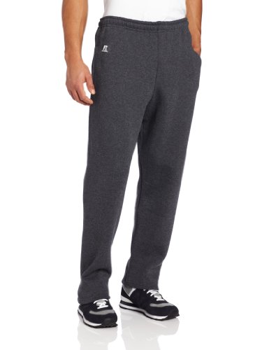 Book Cover Russell Athletic Men's Dri-Power Open Bottom Sweatpants with Pockets