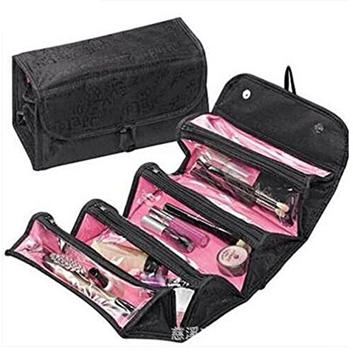 melupa Hanging Travel Toiletry Bag Travel Organizer Kit Cosmetic Makeup Wash Bag for Women Girls