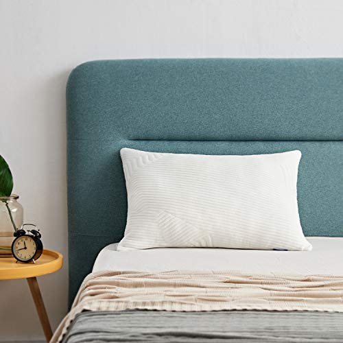 Sweetnight Pillows for Sleeping, Bamboo Bed Pillows with Adjustable Loft, Neck Pain Relief Cooling Pillows for Side/Back/Stomach Sleepers, CertiPUR-US Certified with Washable Removable Cover, Queen