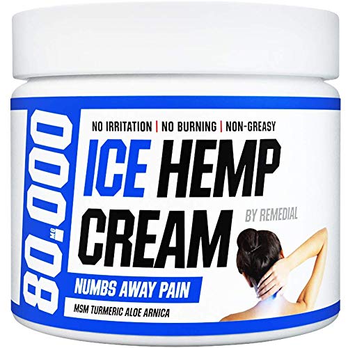 Book Cover Hemp Pain Relief Cream 80 000 MG - Relieves Arthritis, Back and Muscle Pain - Foot, Knee, Joint, Fingers and Neck Inflammation Therapy - Hemp Oil Extract Remedy with MSM and Arnica - 2 fl. Oz