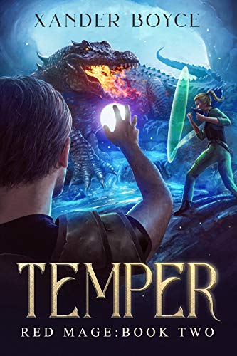 Book Cover Temper: An Apocalyptic LitRPG Series (Red Mage Book 2)
