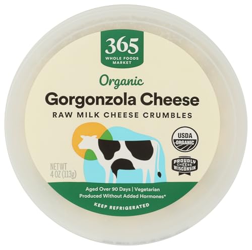 365 by Whole Foods Market, Organic Cheese Crumbles, Gorgonzola, 4 Ounce