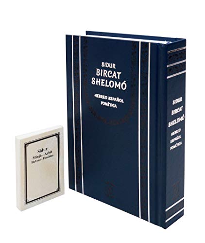 Sidur Bircat Shelomo - Libro de Rezo Judío - Hebreo Español Fonética - Edición Renovada 2020 (incluye plegaria Minja-Arvit de Bolsillo)