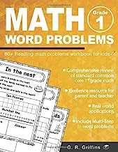 Math Word Problems for Grade 1: 80+ Reading math problems workbook for kids (Math Practice Workbook)