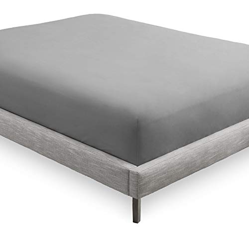 Bare Home 2-Pack Fitted Bottom Sheets Twin XL - Premium 1800 Ultra-Soft Wrinkle Resistant Microfiber - Hypoallergenic - Deep Pocket (Twin XL, Light Grey)
